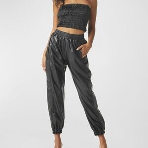 MISA Los AngelesKasta Faux-Leather Jogger Pants